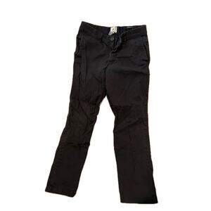 H&M Black Flat Front Chinos 30x28